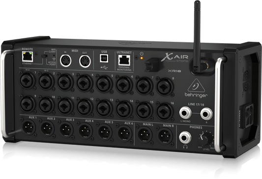 Mezclador Digital Behringer X Air XR18 18 Canales – Control por Tablet