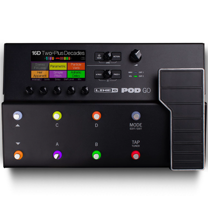 LINE 6 POD Go Pedalera Multi Efectos para Guitarra Electrica