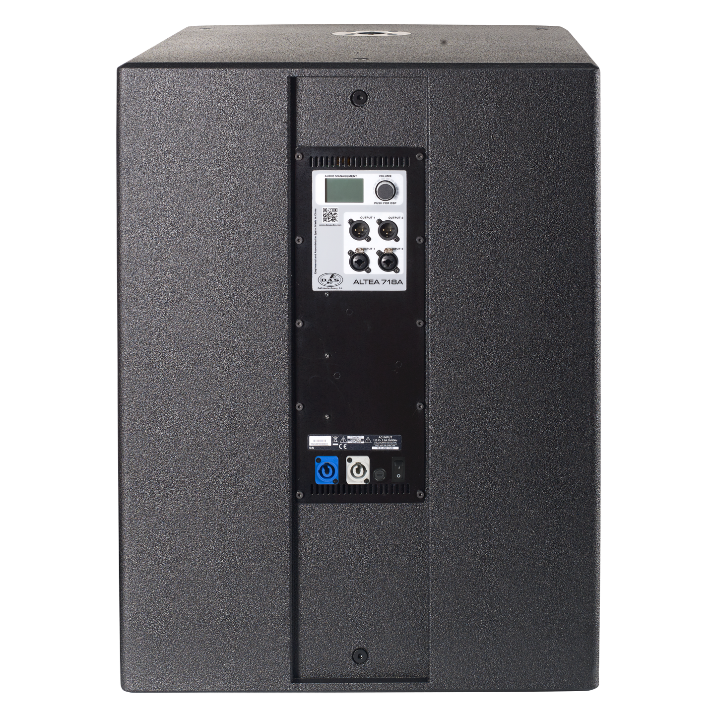 Subwoofer Activo 18” DAS ALTEA-718A con DAScontrol