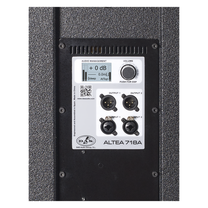 Subwoofer Activo 18” DAS ALTEA-718A con DAScontrol